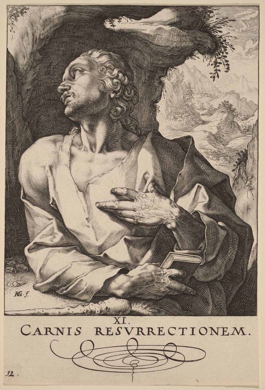 Svatý Juda Tadeáš od Hendrick Goltzius
