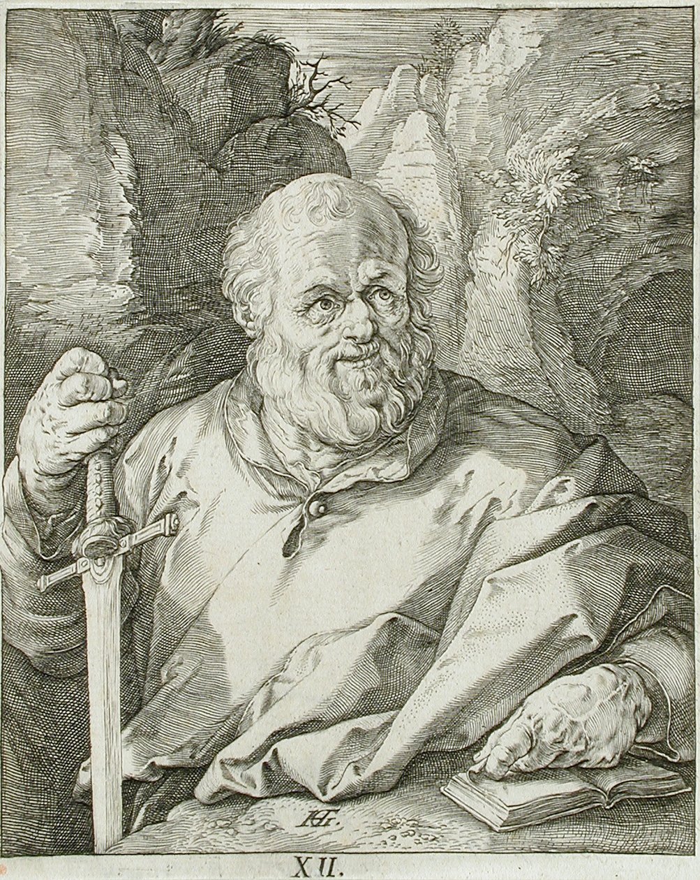 Svatý Matouš od Hendrick Goltzius
