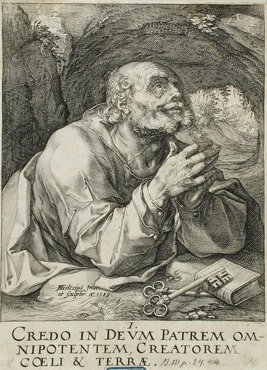 Svatý Petr od Hendrick Goltzius