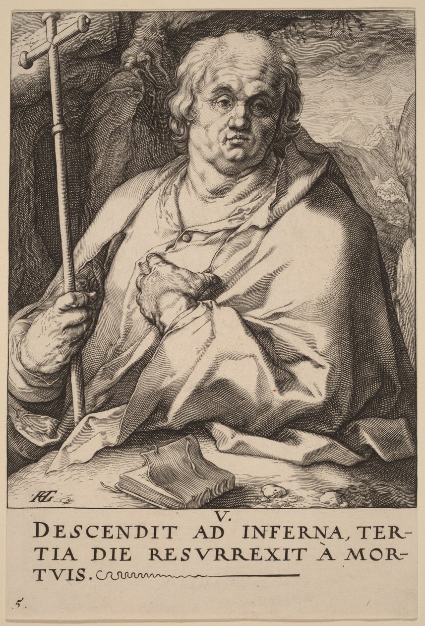 Svatý Filip od Hendrick Goltzius
