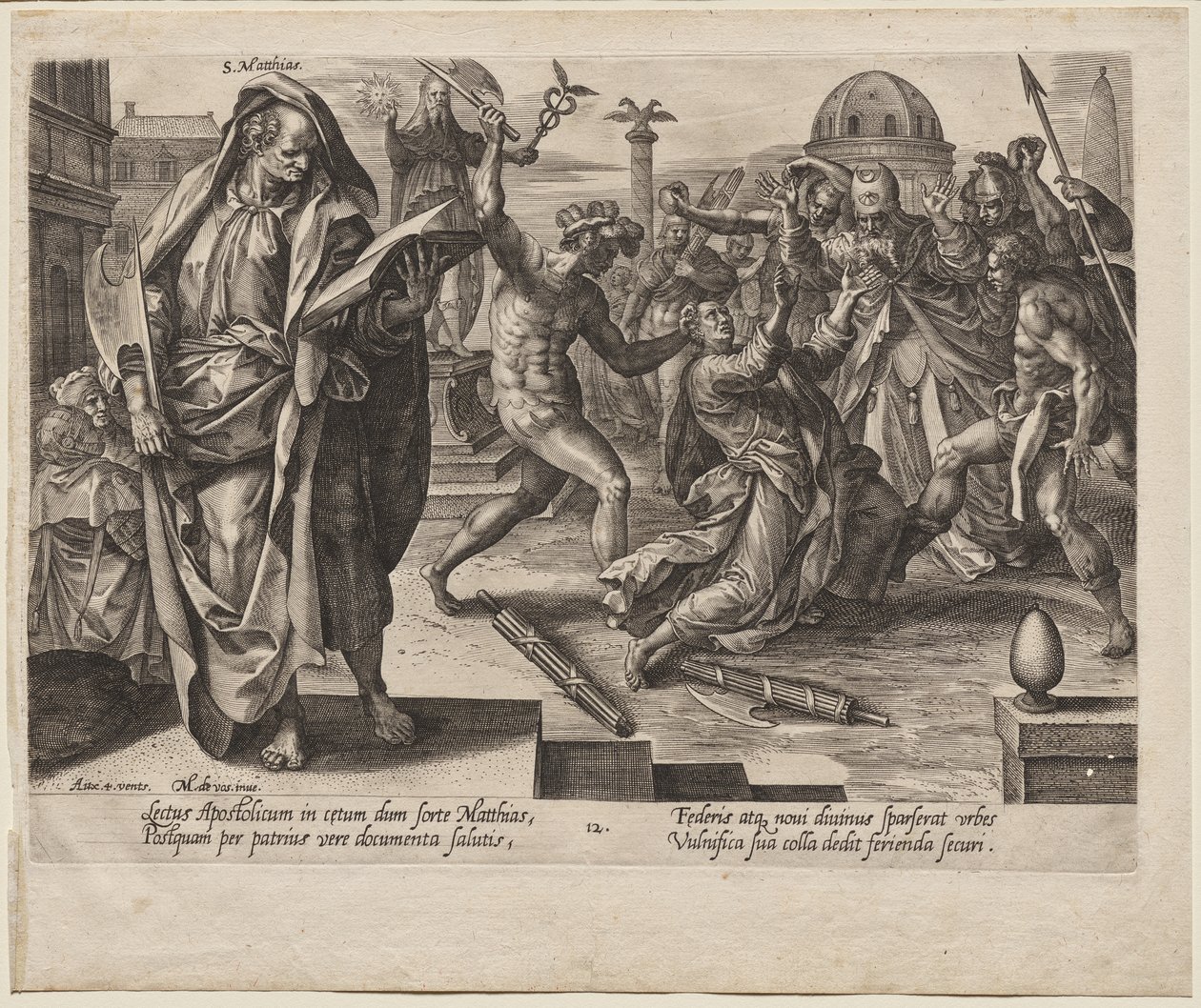 Svatý Matyáš od Hendrick Goltzius