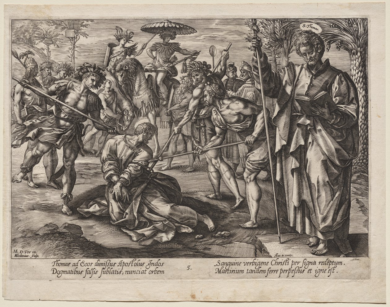 Svatý Tomáš od Hendrick Goltzius