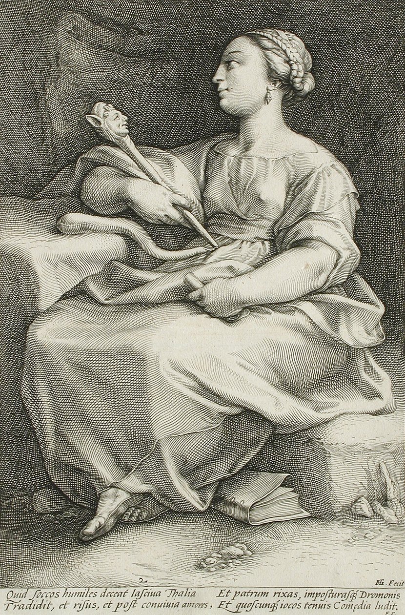 Thalia od Hendrick Goltzius