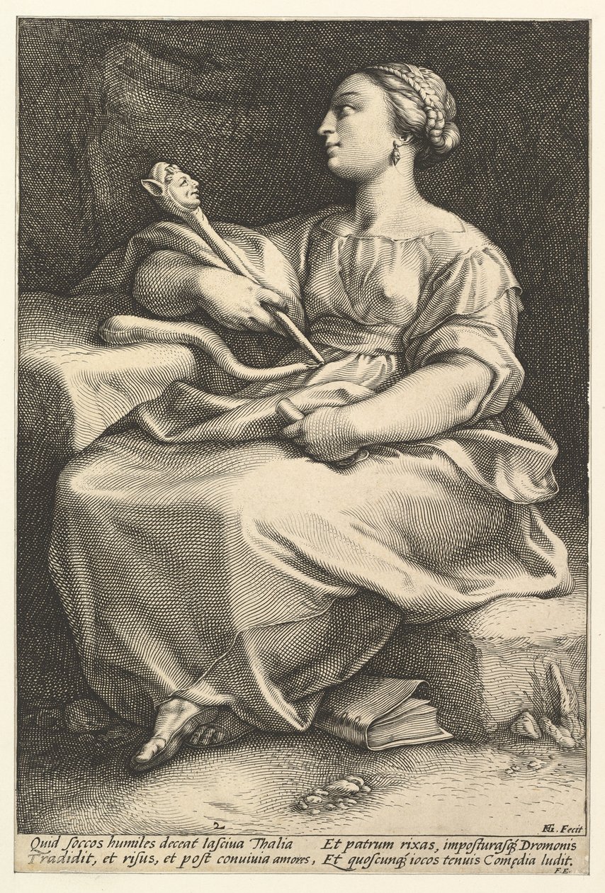 Thálie od Hendrick Goltzius