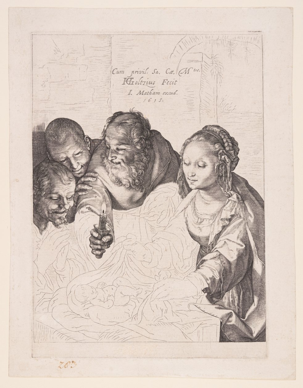 Klanění pastýřů od Hendrick Goltzius