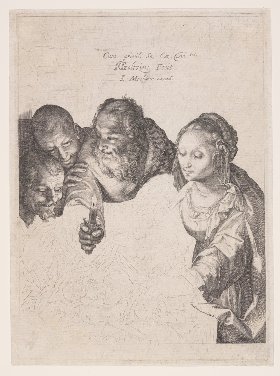 Klanění pastýřů od Hendrick Goltzius
