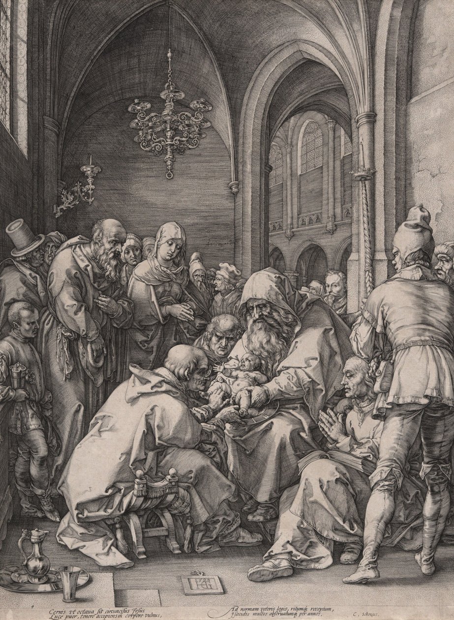 Obřízka od Hendrick Goltzius