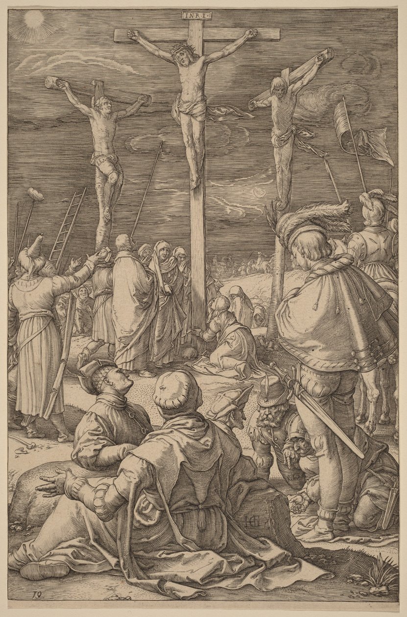 Ukřižování od Hendrick Goltzius