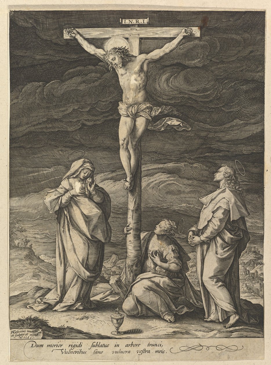 Ukřižování od Hendrick Goltzius