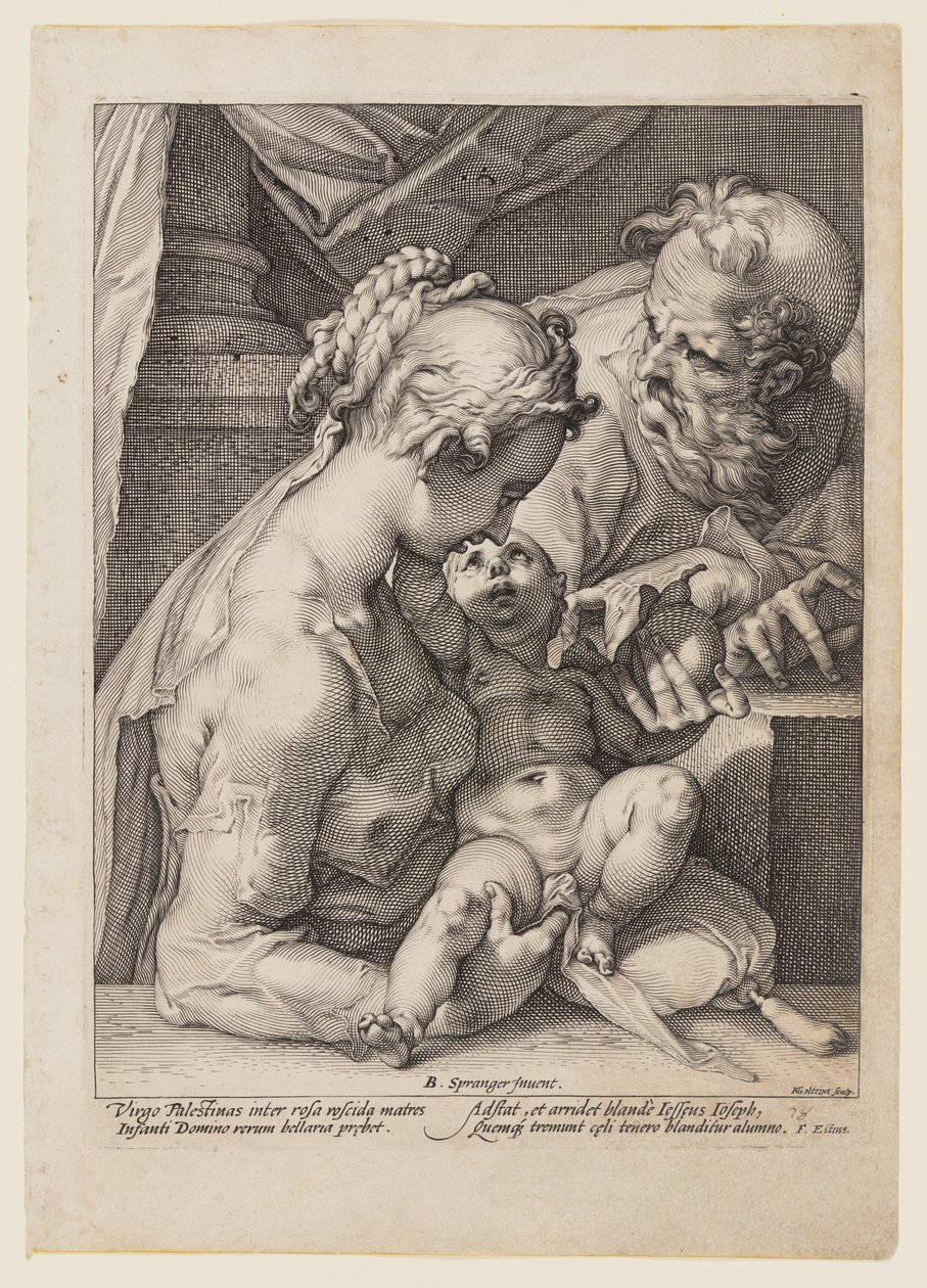 Svatá rodina od Hendrick Goltzius
