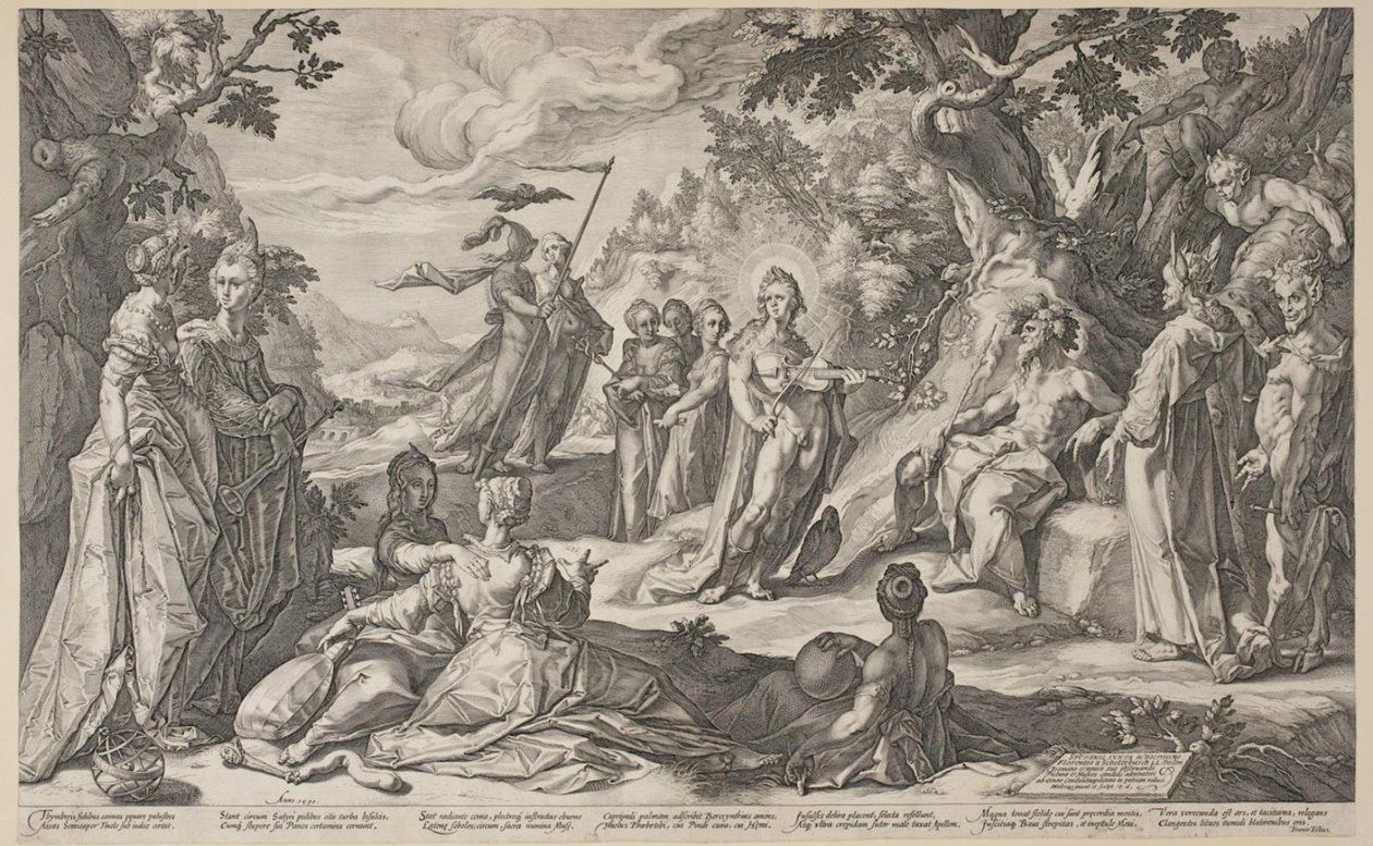 Midasův soud od Hendrick Goltzius