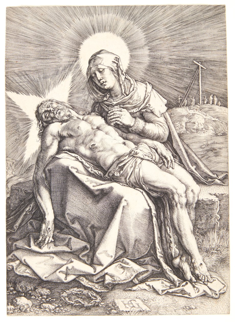Oplakávání Panny Marie od Hendrick Goltzius