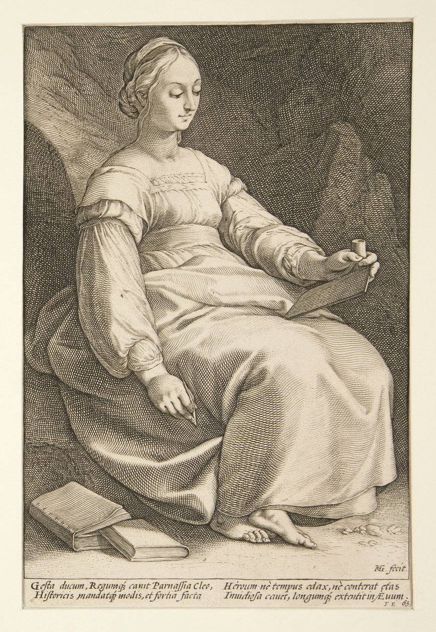 Devět múz: Clio, #4 v sérii 9 od Hendrick Goltzius