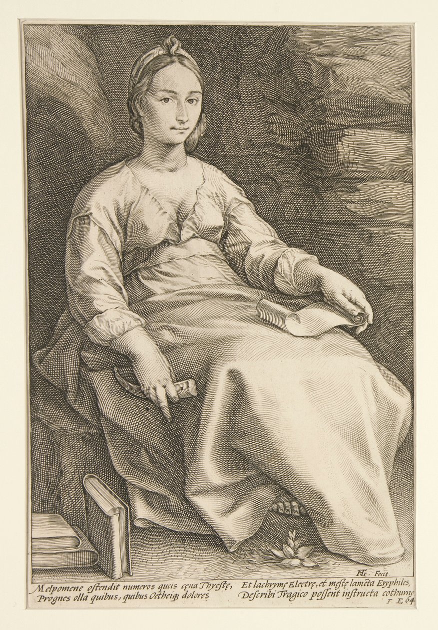 Devět múz: Melpomene, #3 v sérii 9 od Hendrick Goltzius