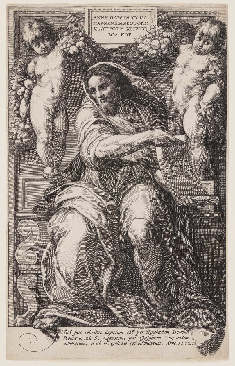 Prorok Izajáš od Hendrick Goltzius