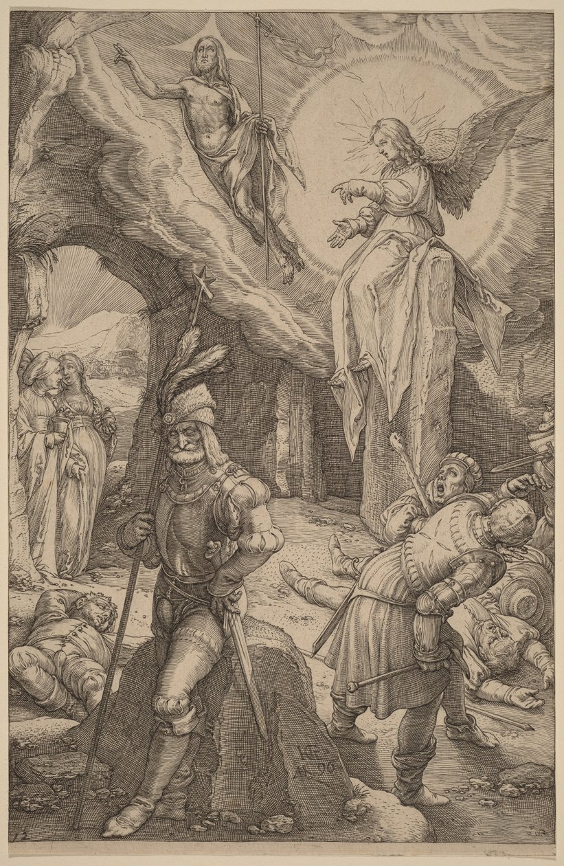 Vzkříšení od Hendrick Goltzius