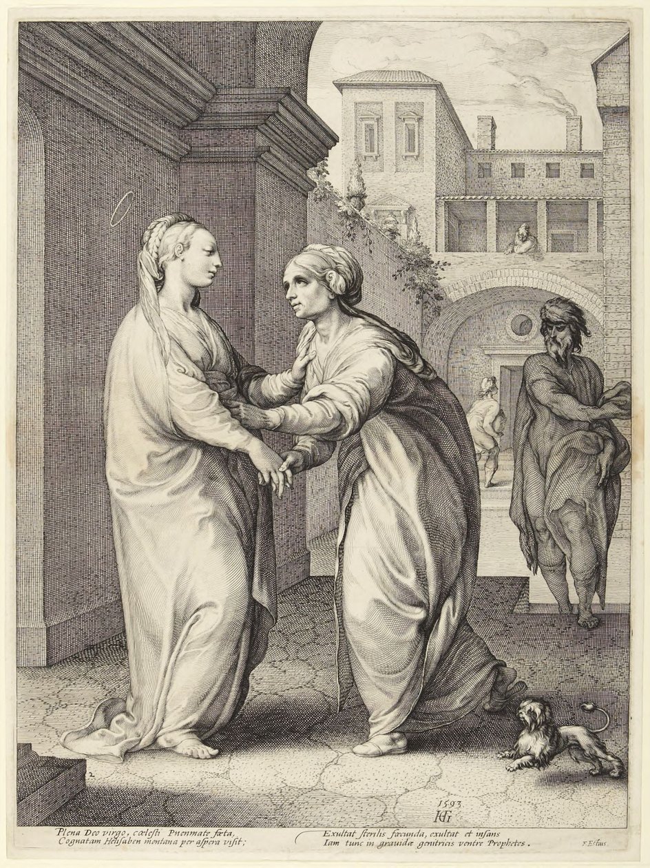 Navštívení od Hendrick Goltzius
