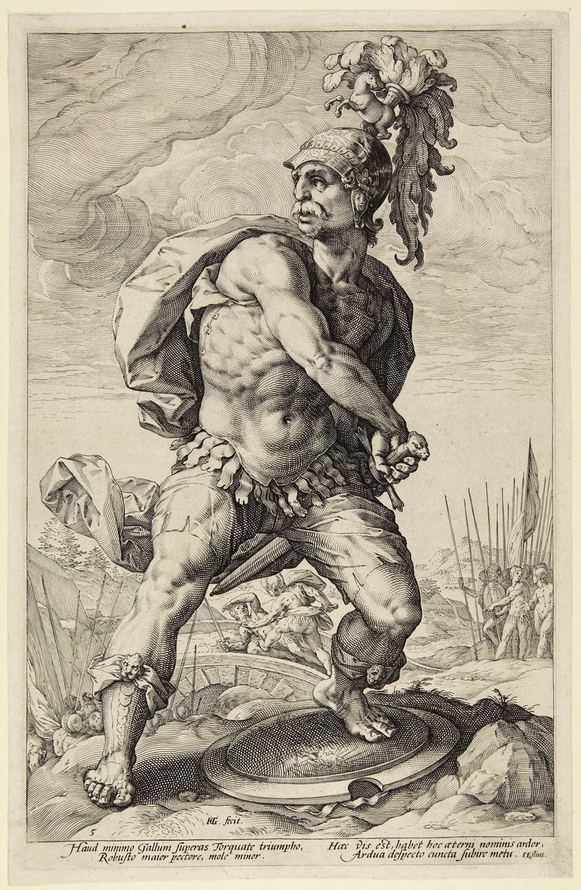 Titus Manlius Torquatus od Hendrick Goltzius