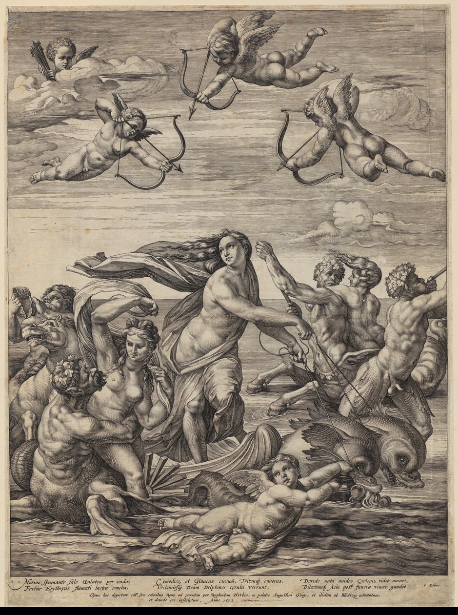 Triumf Galatey od Hendrick Goltzius