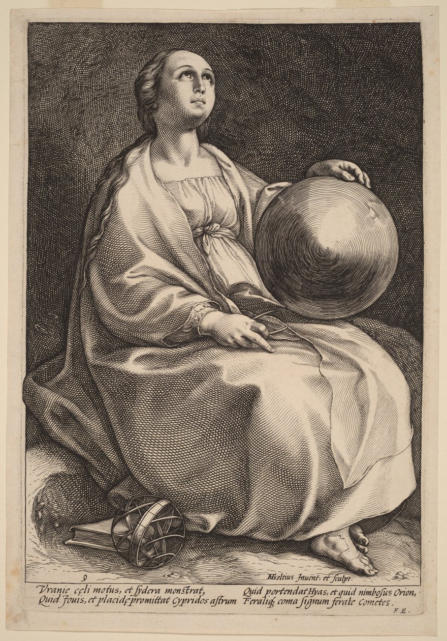 Urania od Hendrick Goltzius