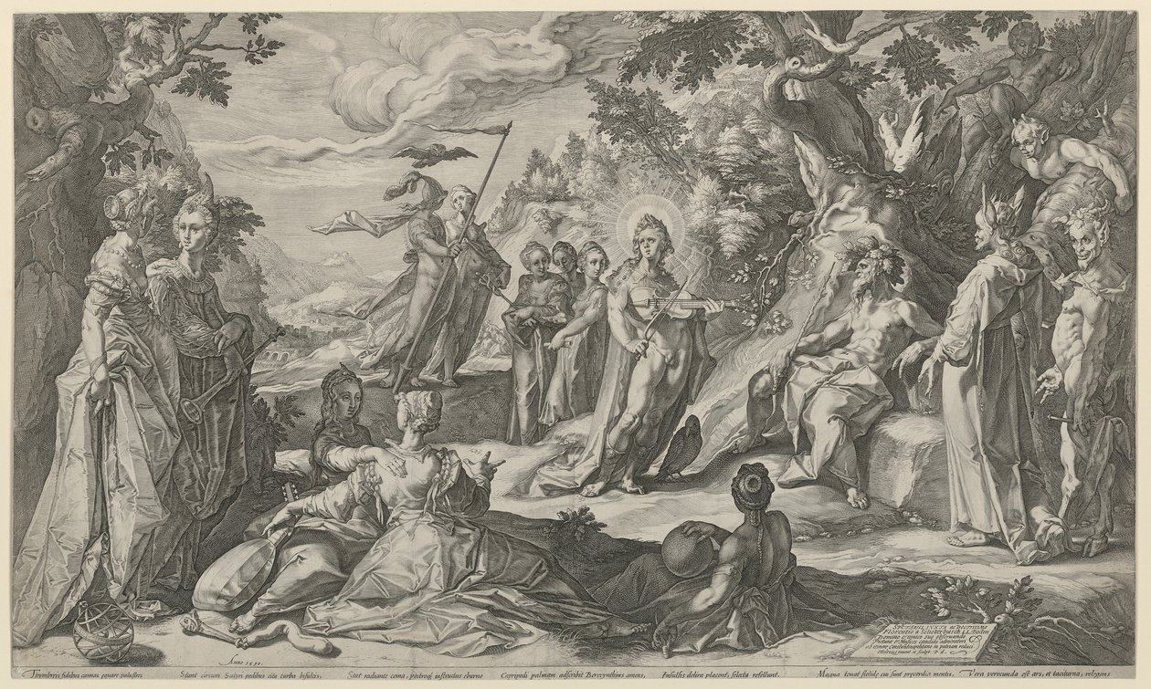 Rozsudek Midasu od Hendrick Goltzius