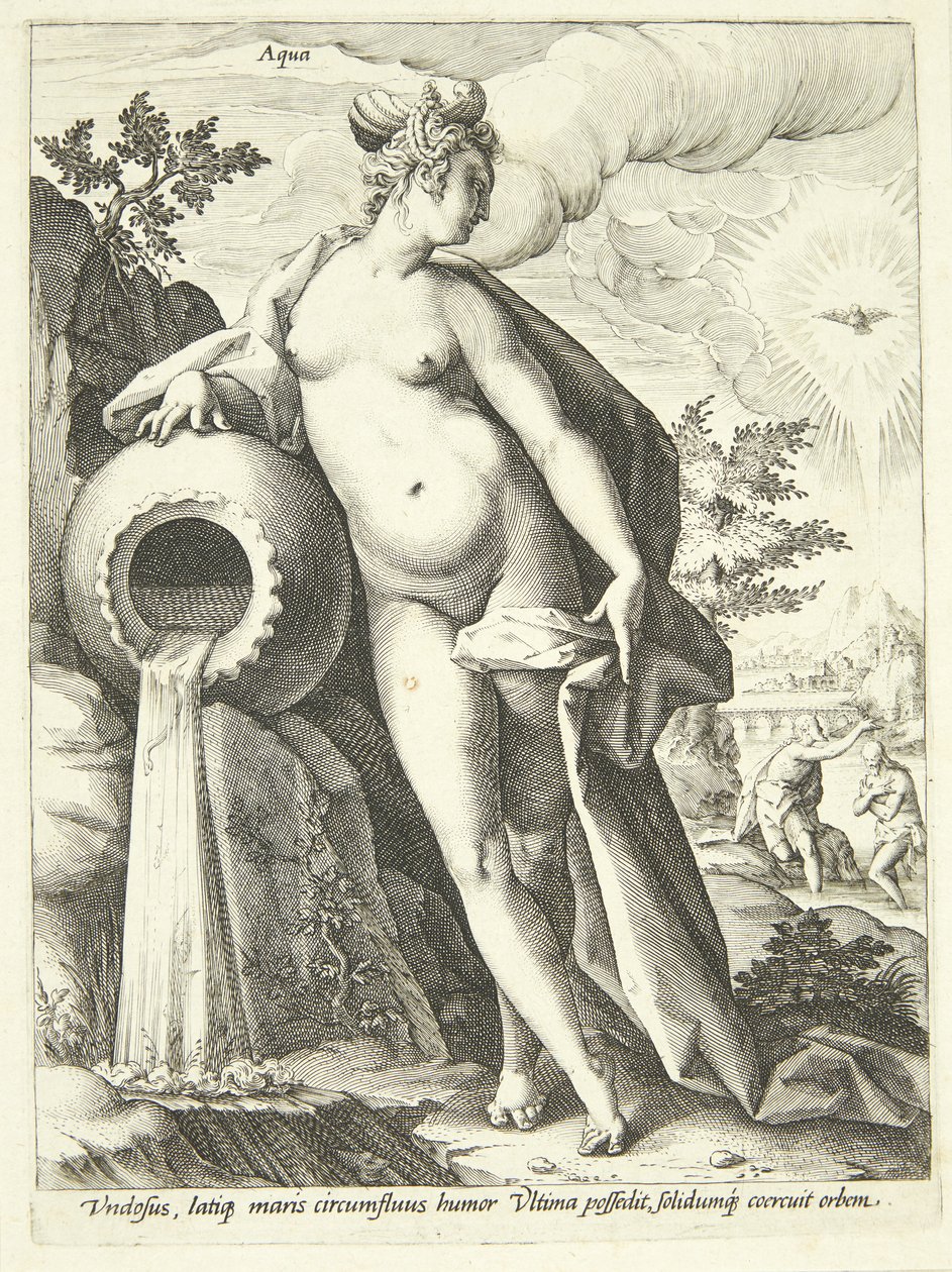 Voda (Aqua) od Hendrick Goltzius