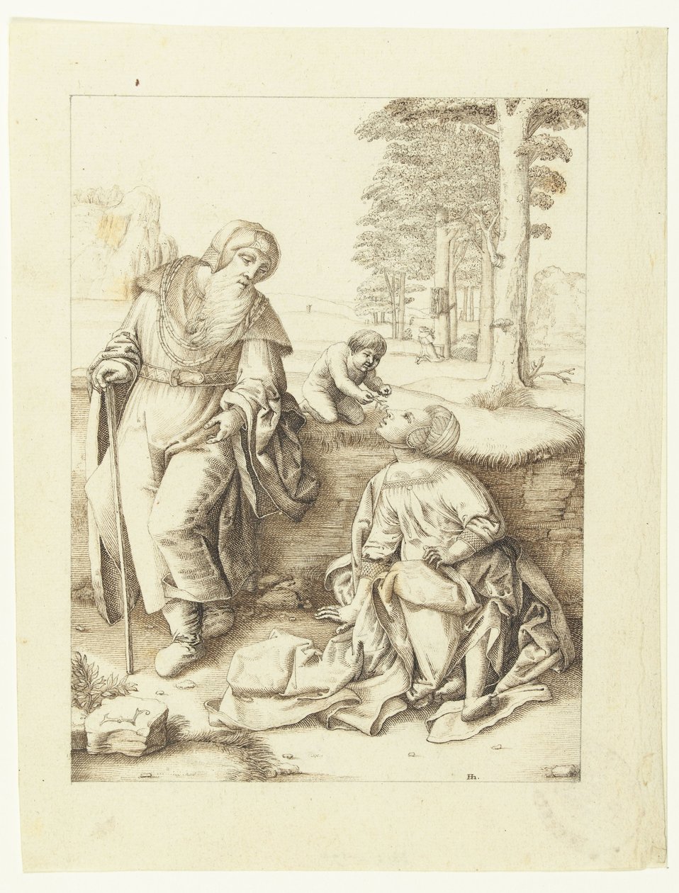 Svatá rodina od Hendrick Hondius (I)