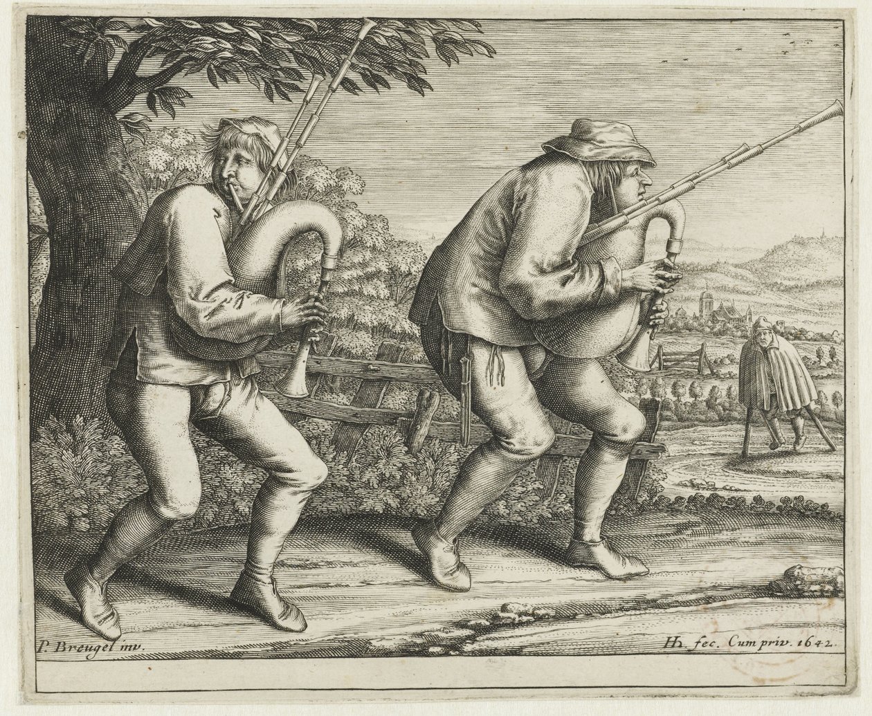 Dva dudáci Pouť do Molenbeeku (název série) od Hendrick Hondius (I)