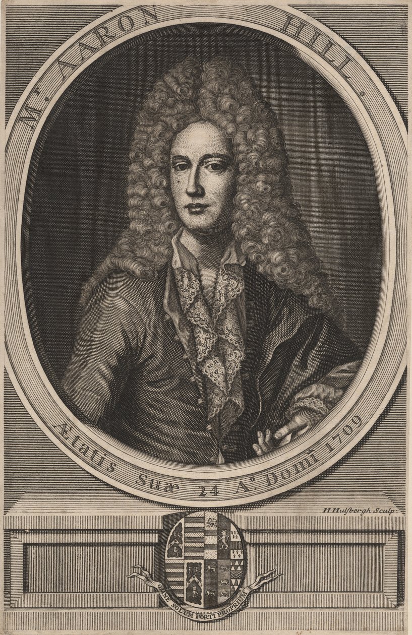 Aaron Hill, 1709 od Hendrick Hulsberg