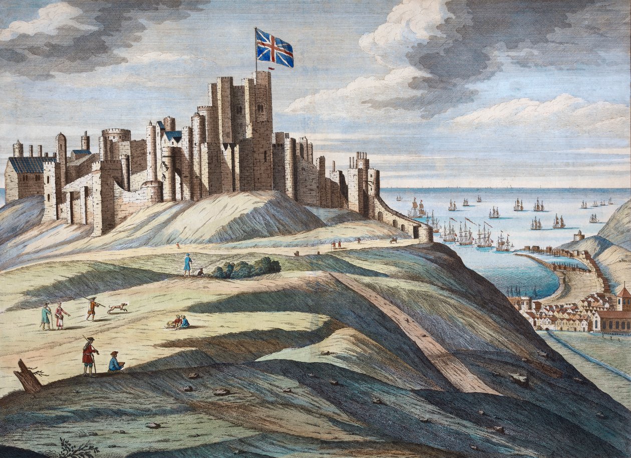 Doverin linna 1700-luvun alussa od Hendrick Hulsberg