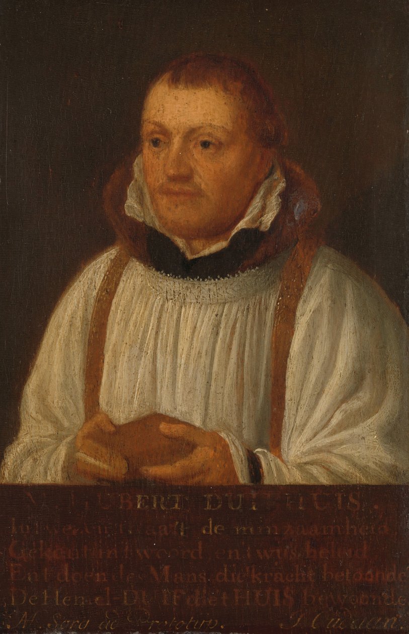 Portrét Huyberta Duyfhuyse (asi 1515-81), pastora kostela svatého Jakuba v Utrechtu od Hendrick Martensz. Sorgh