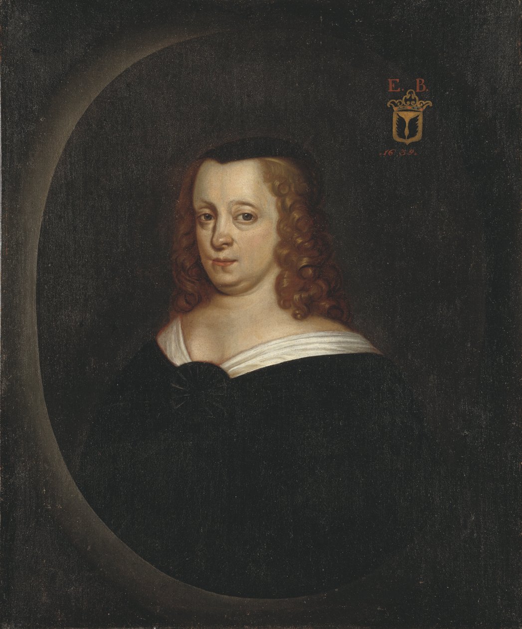 Hraběnka Ebba Brahe, švédská kurtizána, oblíbenkyně švédského krále Gustava Adolfa - Portrét Ebba Brahe od Hendrick Munnichhoven