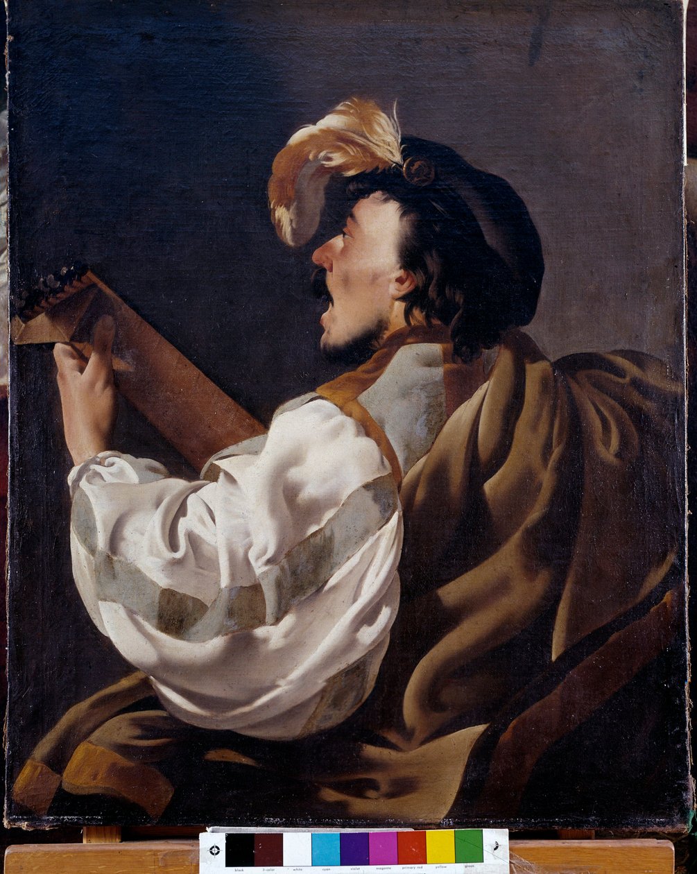 zpěvák doprovázející se k loutně, říká také loutnista Malba Hendricka ter Brugghena (nebo Terbrugghena od Hendrick ter Brugghen