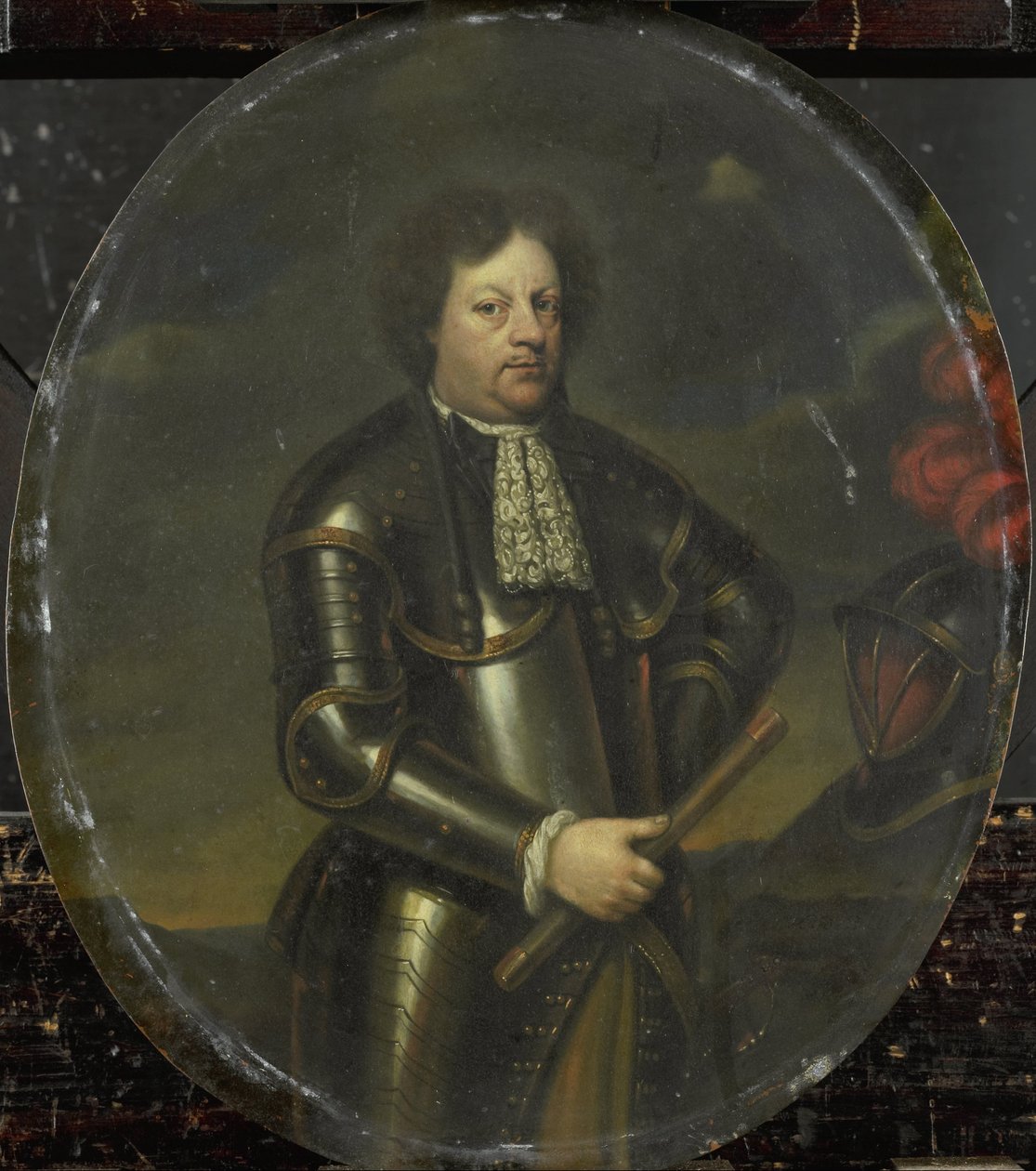 Portrét generálmajora Hanse Willema, barona van Aylvy, zvaného Impozantní generál od Hendrick de Valk