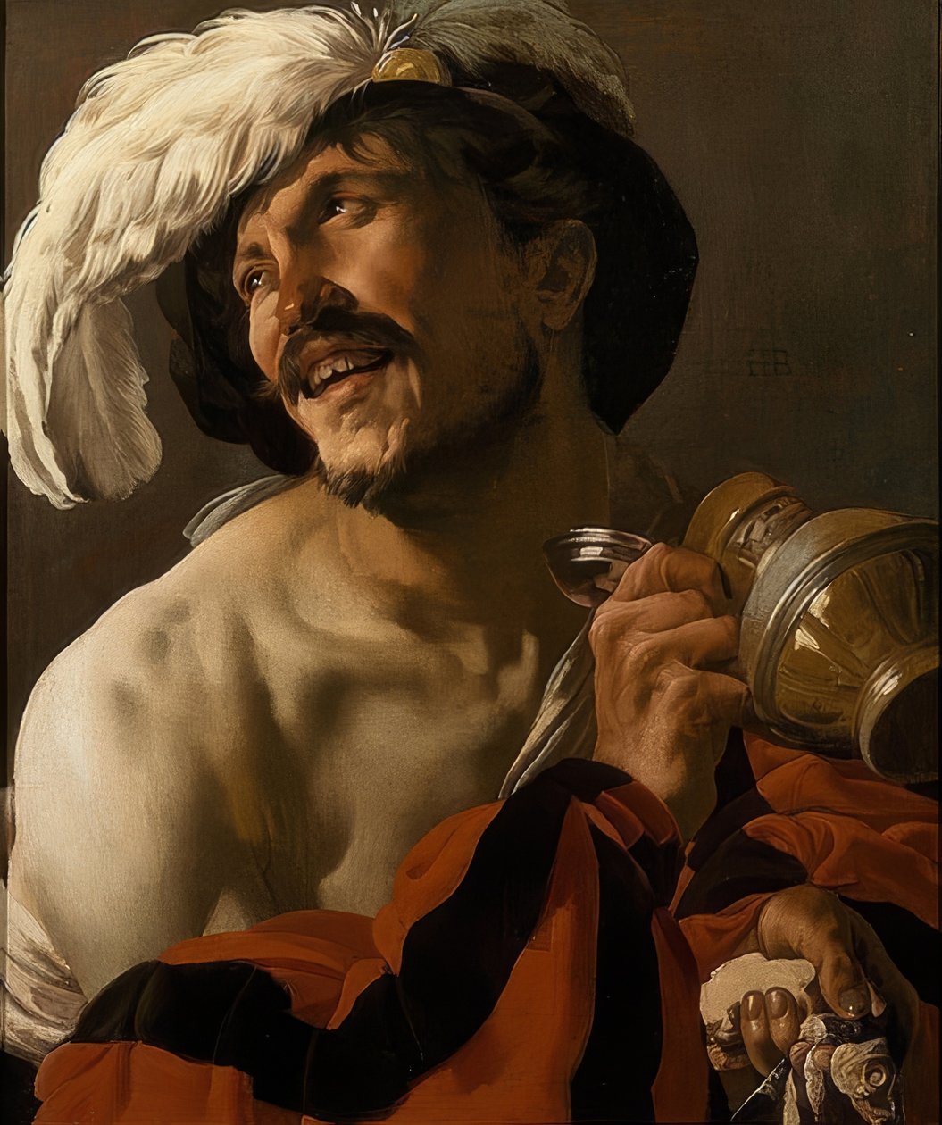 Šťastný piják. 1625 od Hendrick ter Brugghen
