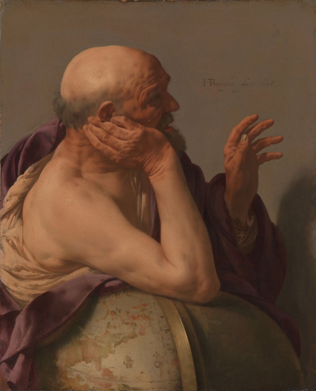 Hérakleitos, 1628 od Hendrick ter Brugghen