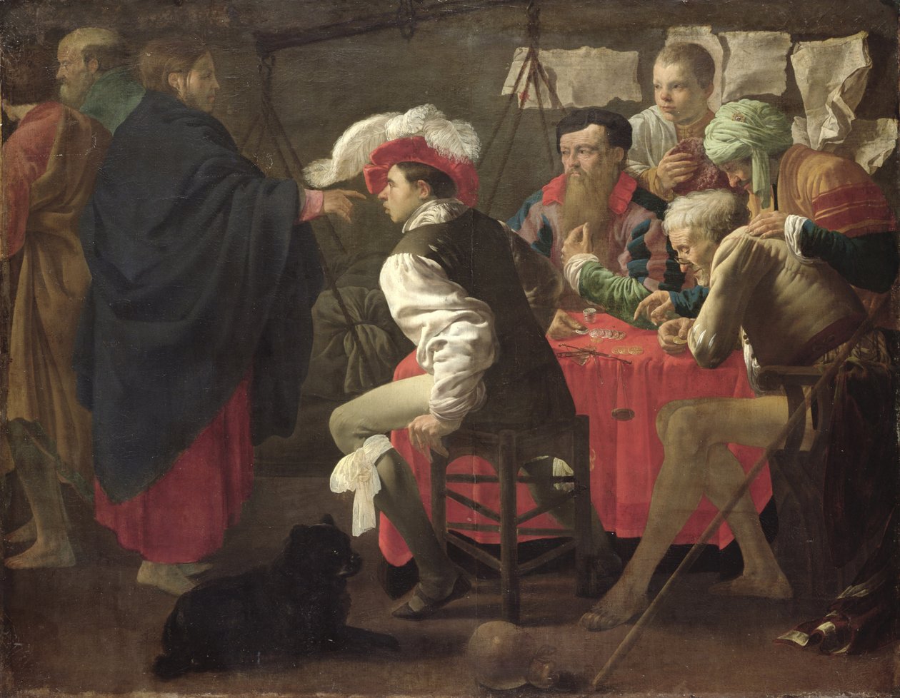Povolání svatého Matouše, kolem roku 1620 od Hendrick ter Brugghen