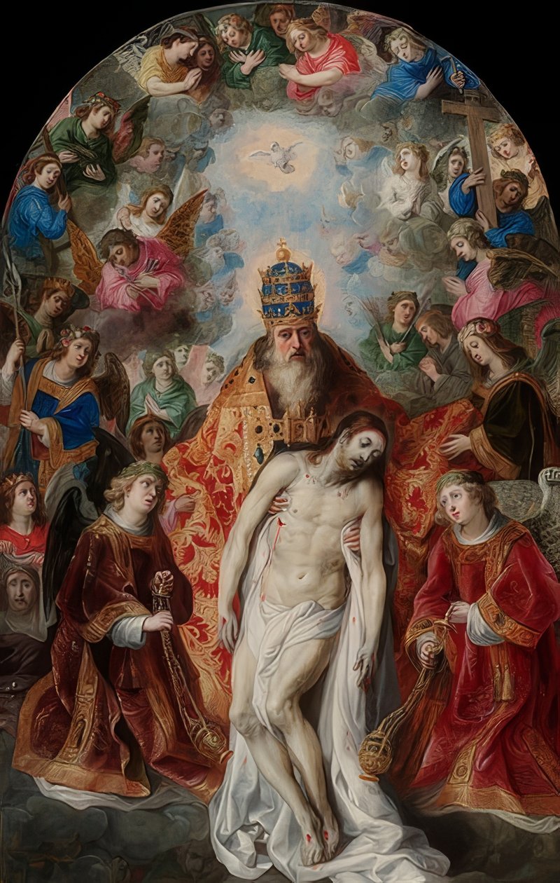 Trojice. Kolem roku 1620 od Hendrick van Balen