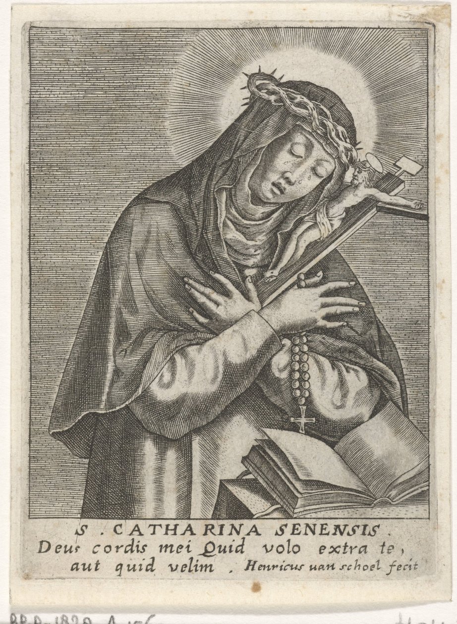 Svatá Kateřina Sienská od Hendrick van Schoel