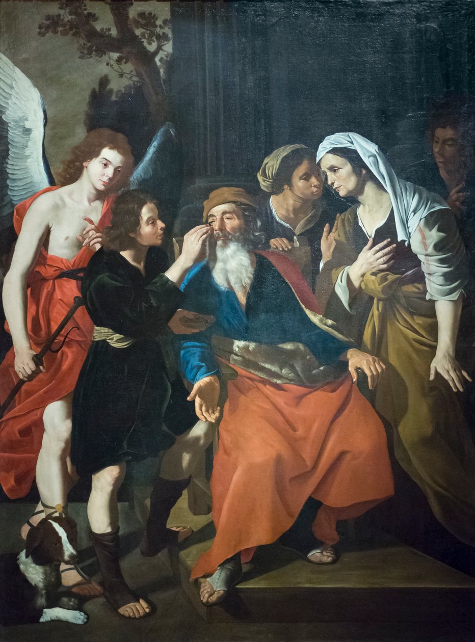 Tobia vrací otci zrak od Hendrick van Somer