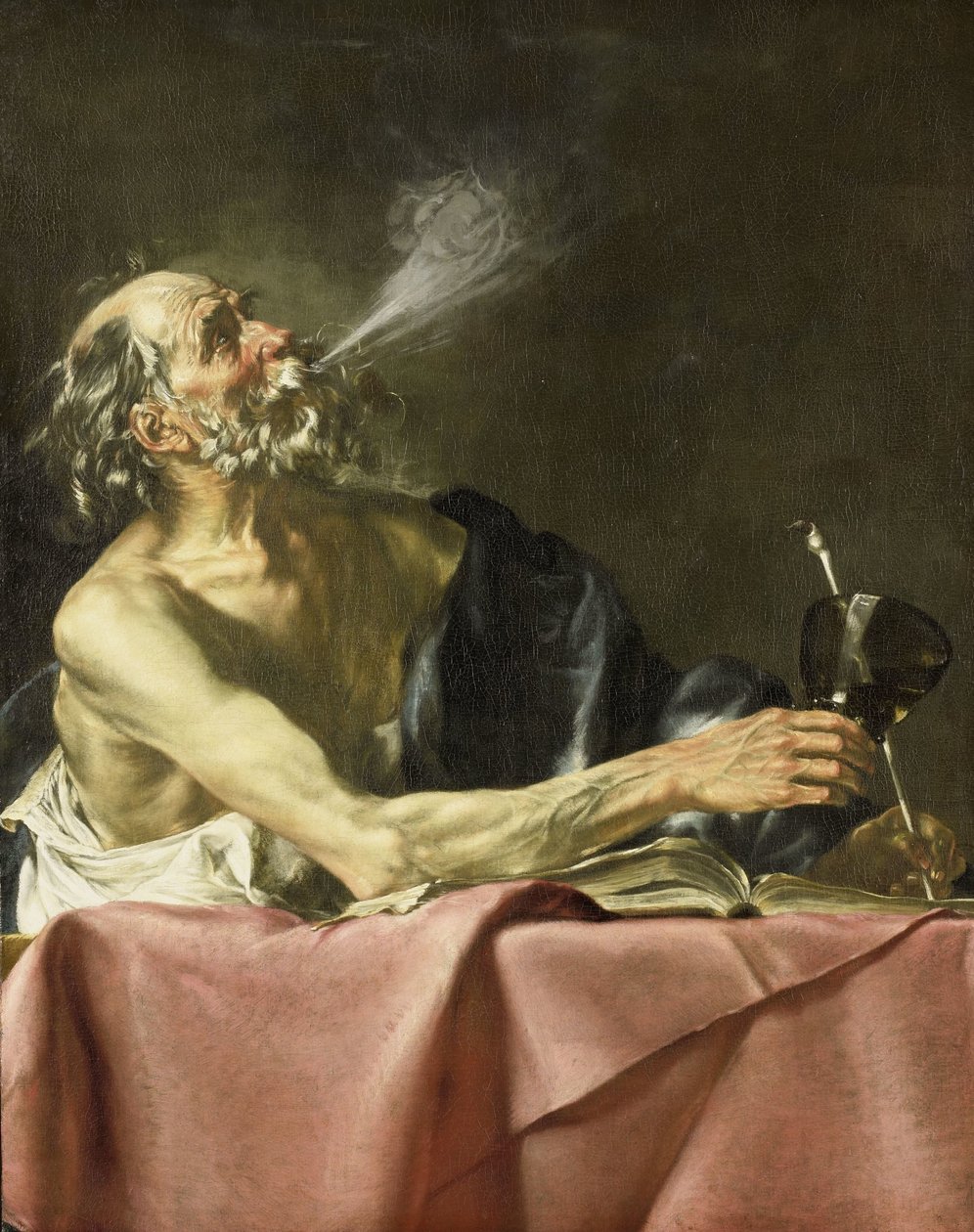 Kuřácká alegorie pomíjivosti od Hendrick van Someren