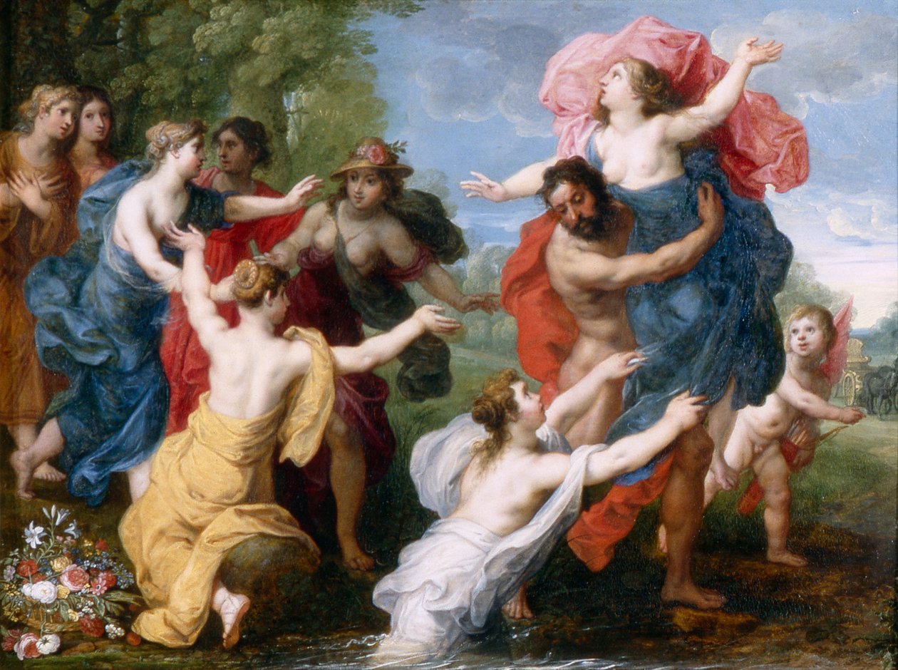 Pluto a Persefona, asi 1610 (olej na desce) od Hendrick van and Brueghel Jan (1568 1625) Balen