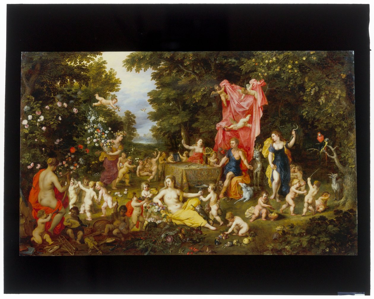 Alegorie pěti smyslů od Hendrick van and Brueghel Jan (1568 1625) Balen