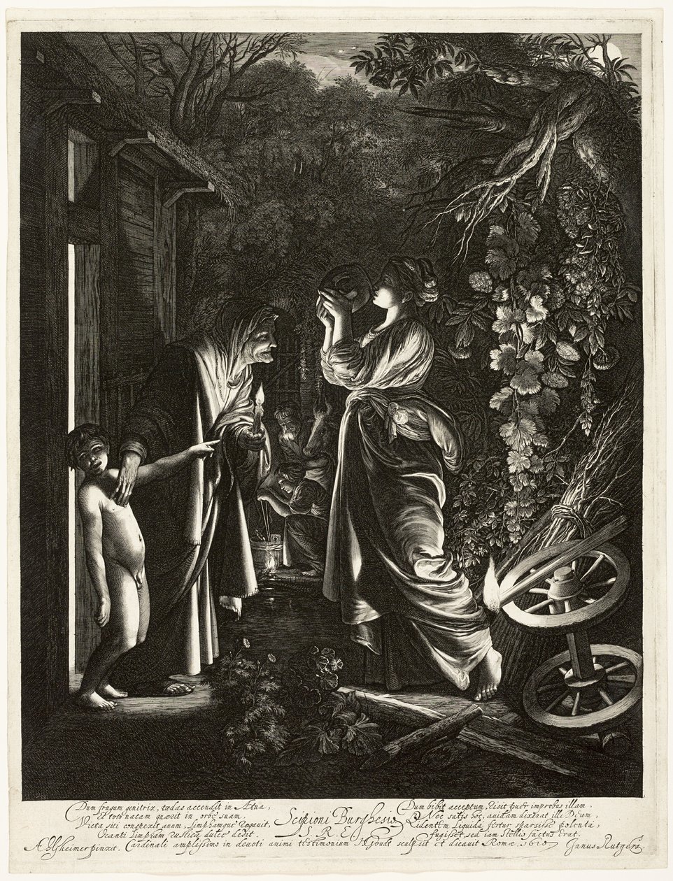 Výsměch Ceres od Hendrick von Goudt