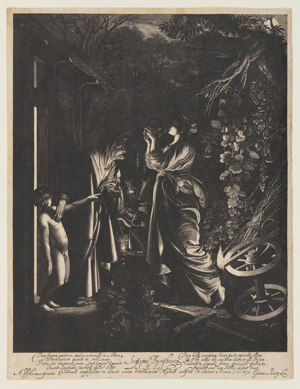 Výsměch Ceres od Hendrick von Goudt
