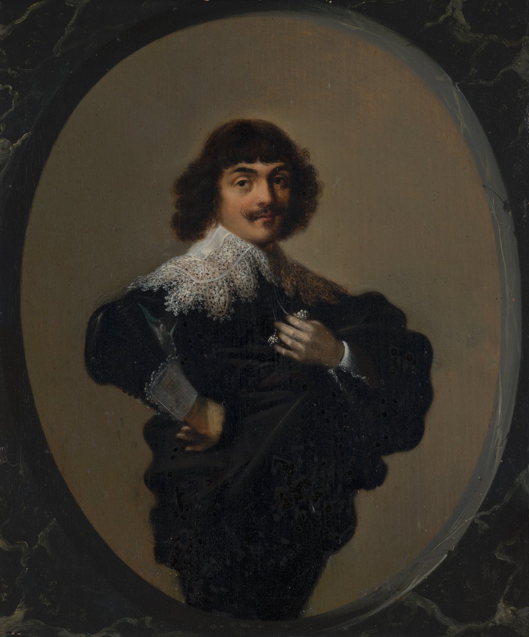 Portrét Jean Fontaine (1608-1668) od Hendrick Gerritsz Pot