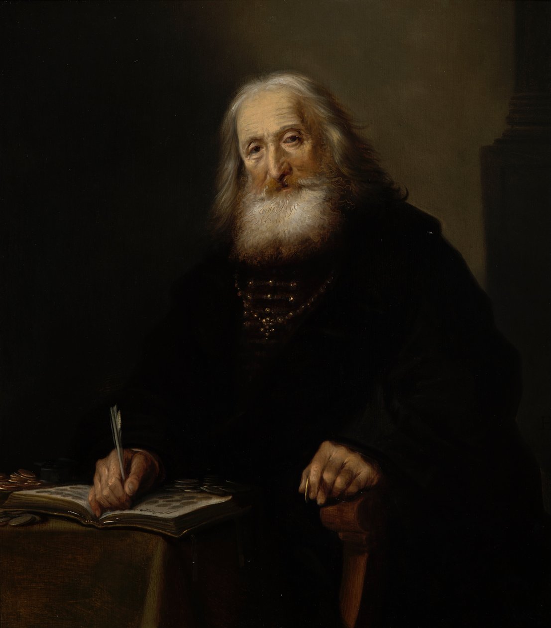 Sběratel mincí od Hendrik Gerritsz. Pot