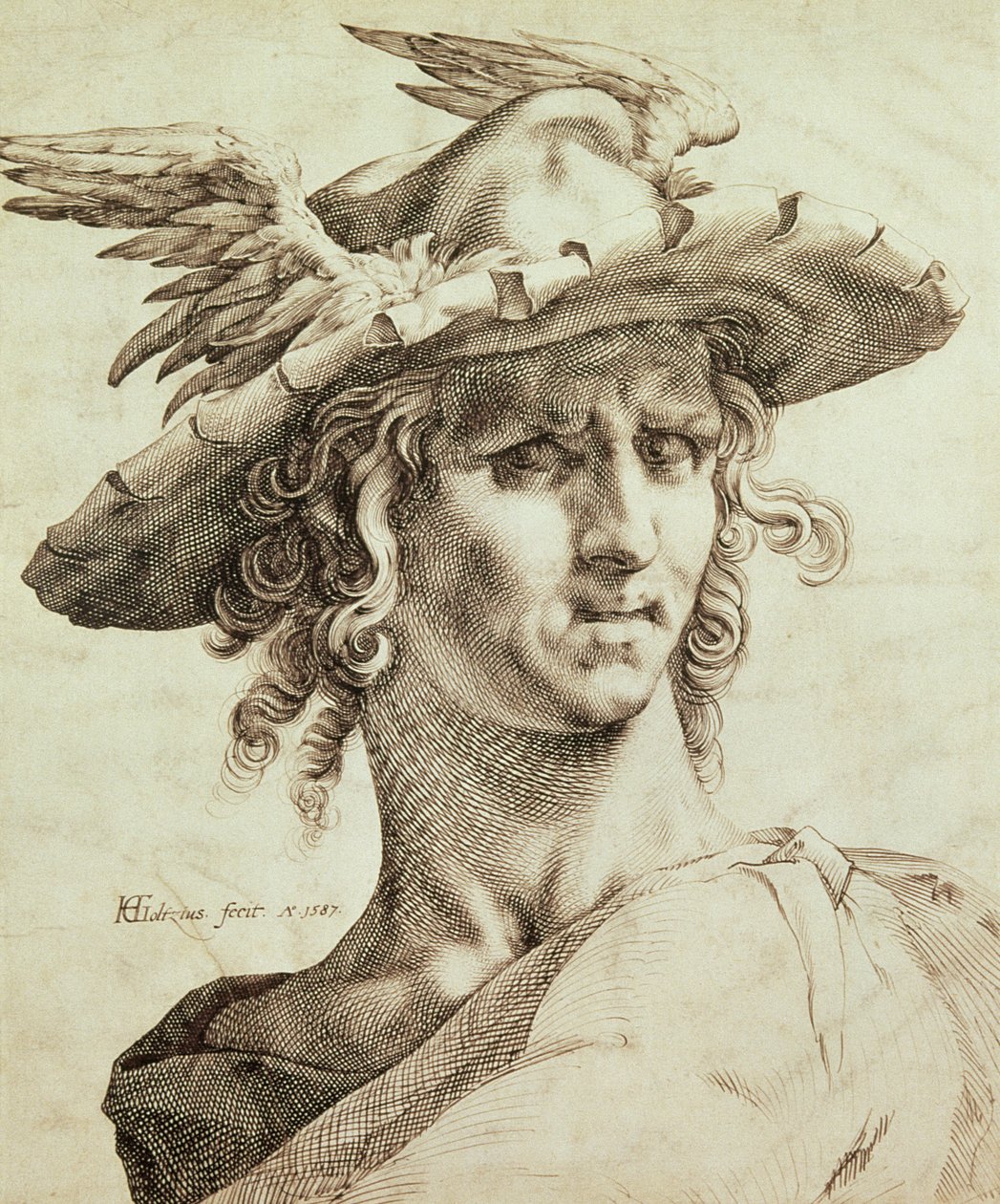 Merkur (tužka) od Hendrik Goltzius