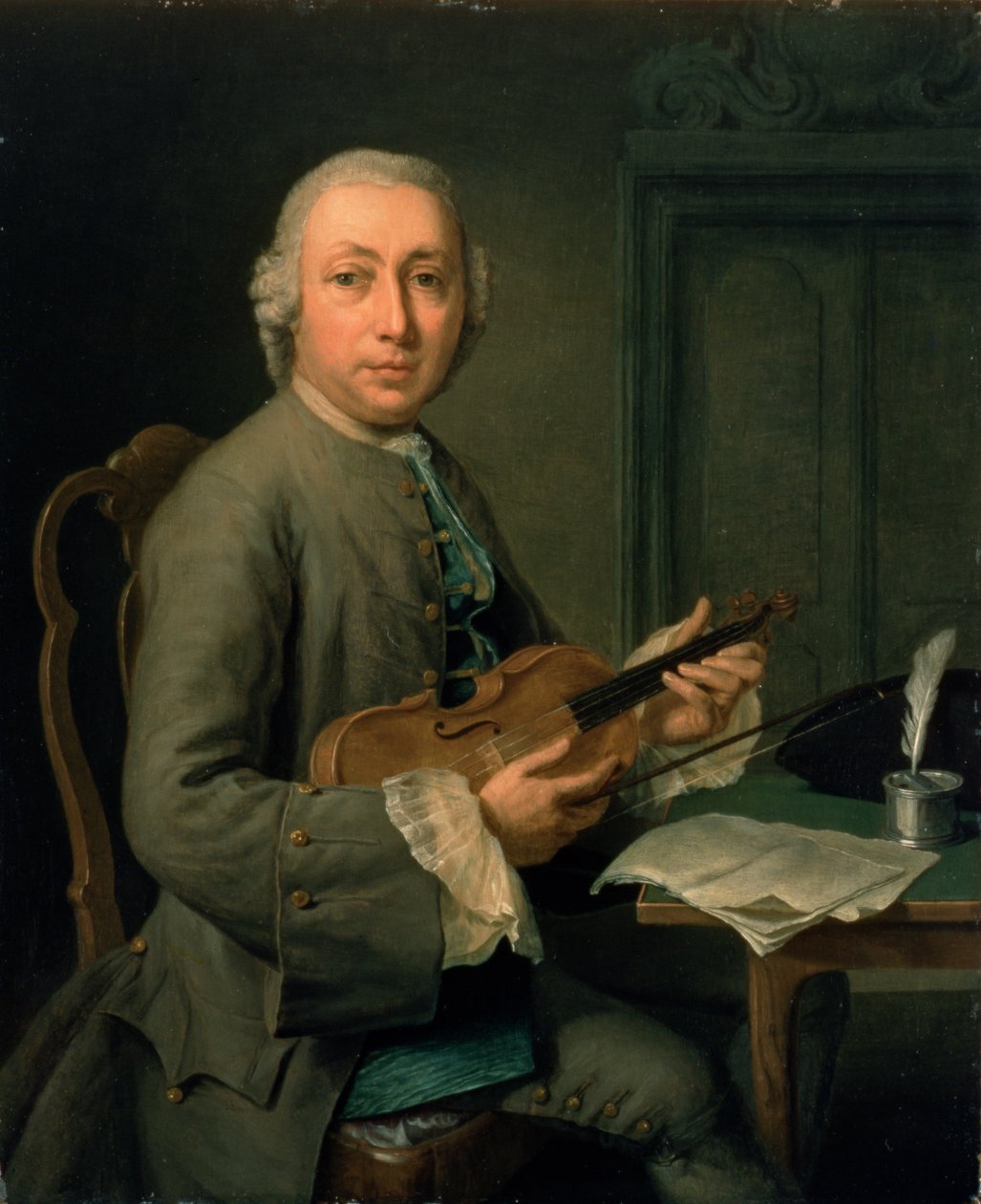 Muž s houslemi od Hendrik Pothoven