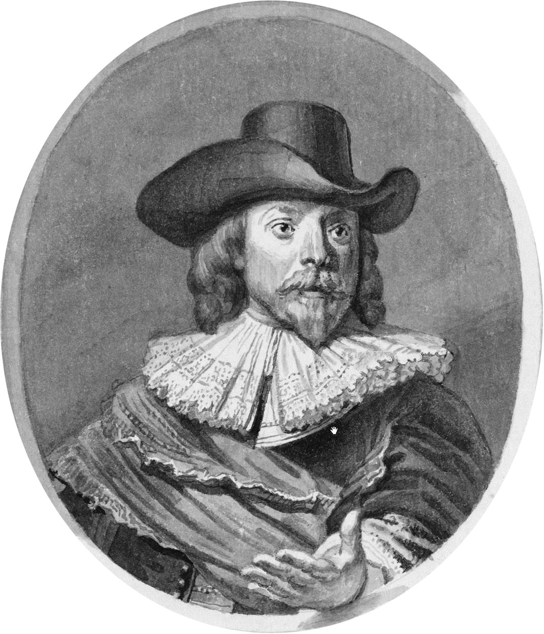 Portrét Franse, který zakazuje Cocq od Hendrik Pothoven